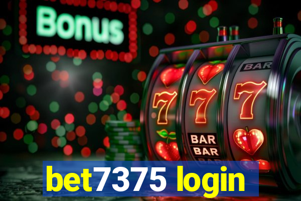 bet7375 login
